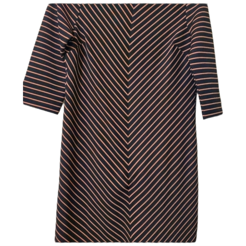 2/$40 LC Waikiki Classic Black/Pink Dress Sz M
